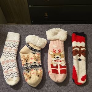 Cozy Holiday Themed Socks Set